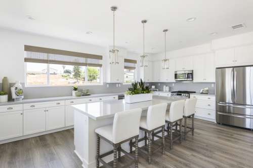 Plan 6 Model Home Kitchen